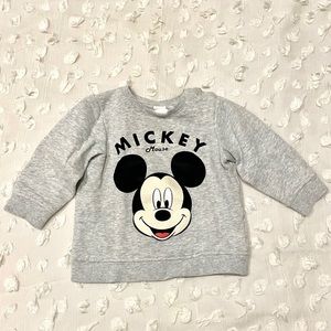 H&M Mickey Mouse Sweatshirt 12-18M